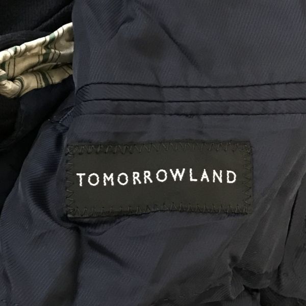 TOMORROWLAND☆テーラードジャケット/カシミヤ混/背抜き【Mens