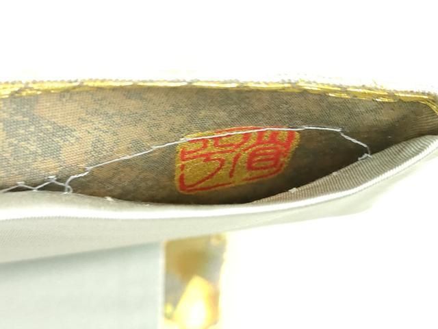 平和屋着物○金彩友禅作家 金彩の魔術師 堀省平 金煌織 太鼓柄袋帯 市