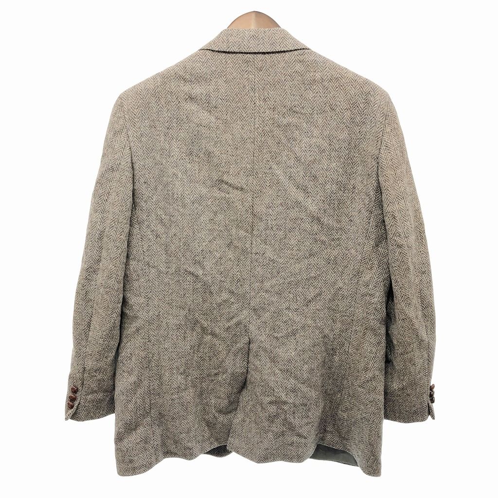 80年代 USA製 Harris Tweed ハリスツイード ウール テーラード