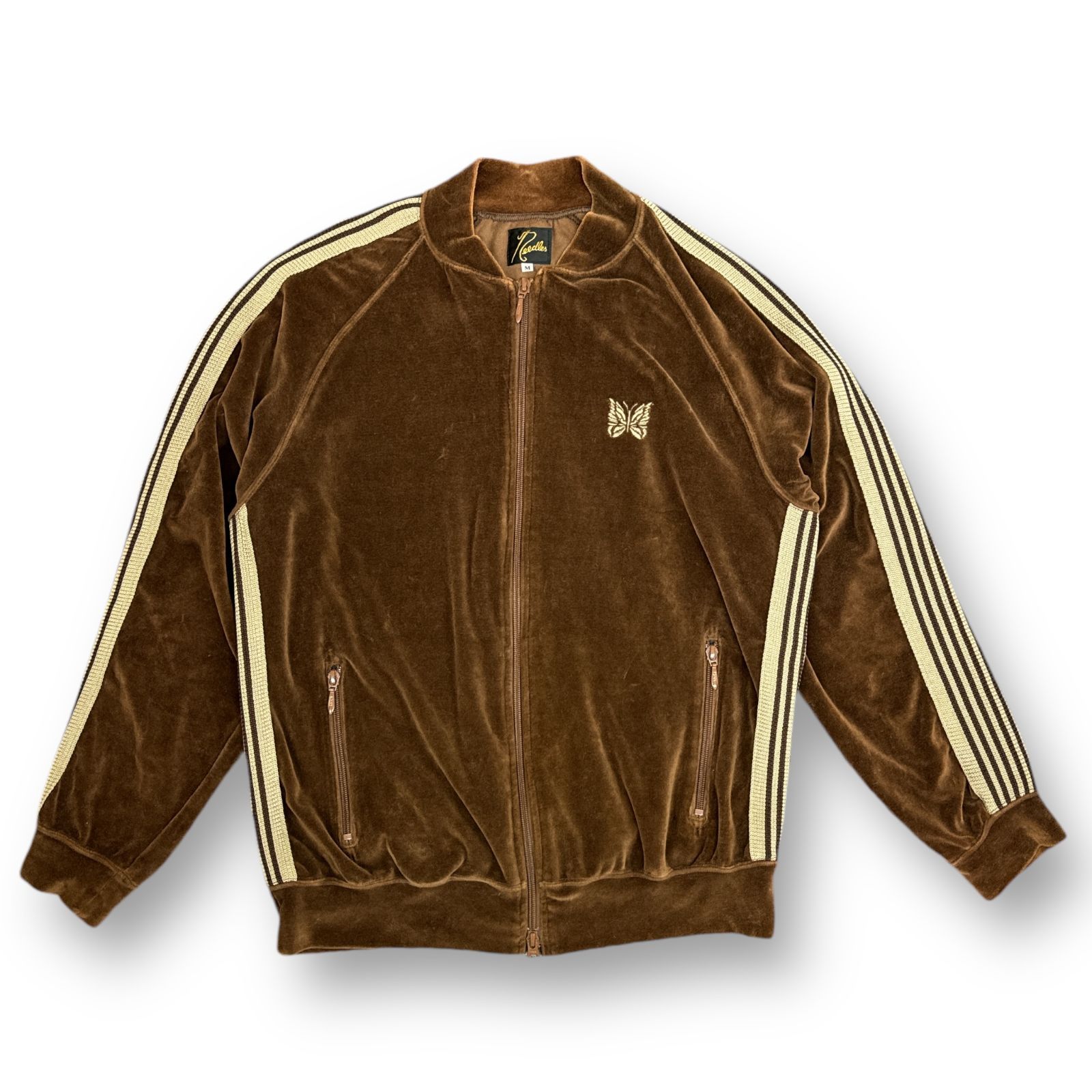 定価31900円 Needles 22AW R.C TRACK JACET - C/PE VELOUR - Brown R.C 