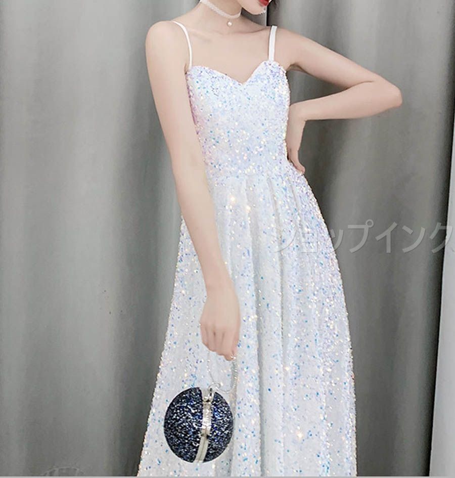 カクテルドレス ロング丈