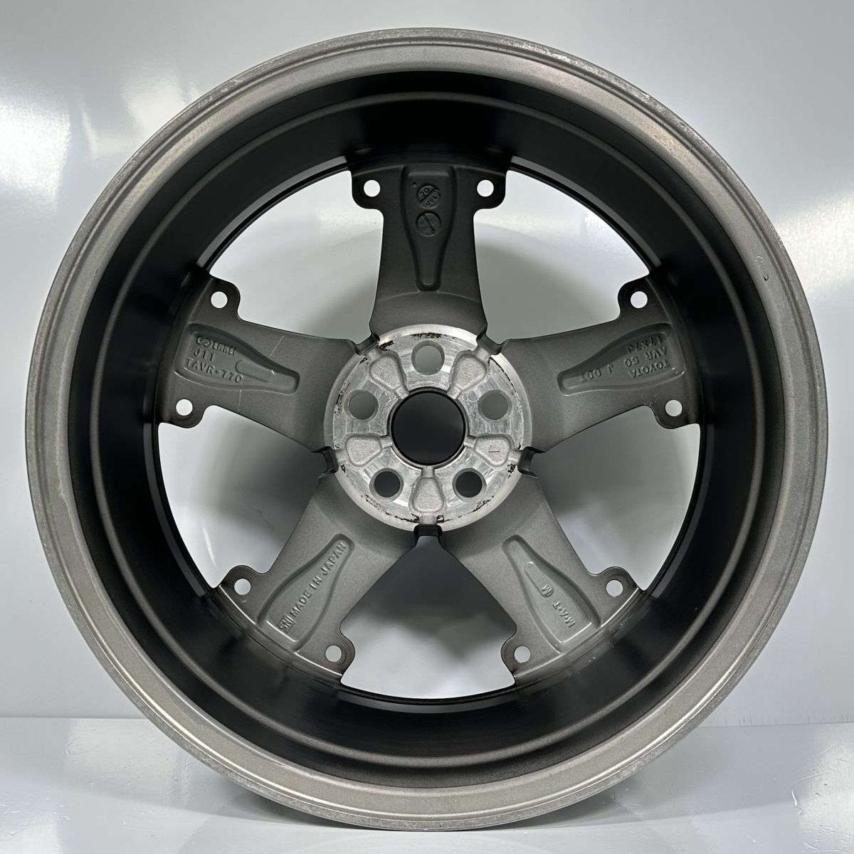 美品/塗装済 プリウス ZVW50 ZVW51 純正 アルミホイール×1本 黒
