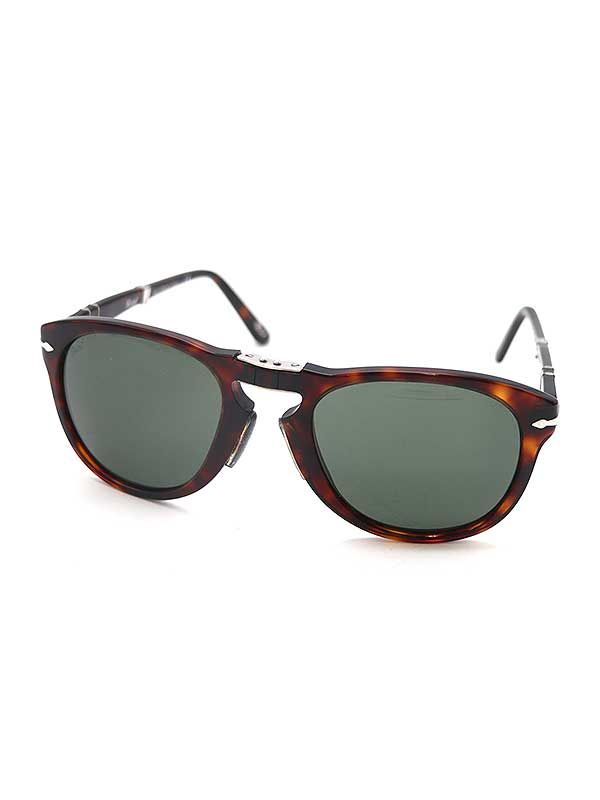 Persol ペルソール 714 折りたたみ式 サングラス アイウェア ブラウン