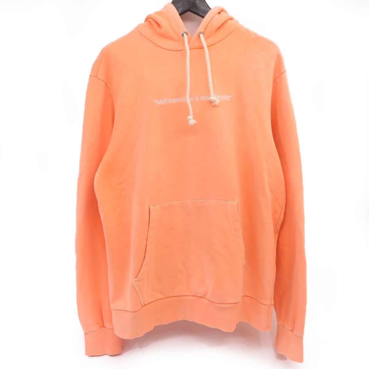DIESEL ディーゼル S-GIRK-HOOD-FLUO プルオーバー パーカー Lサイズ 