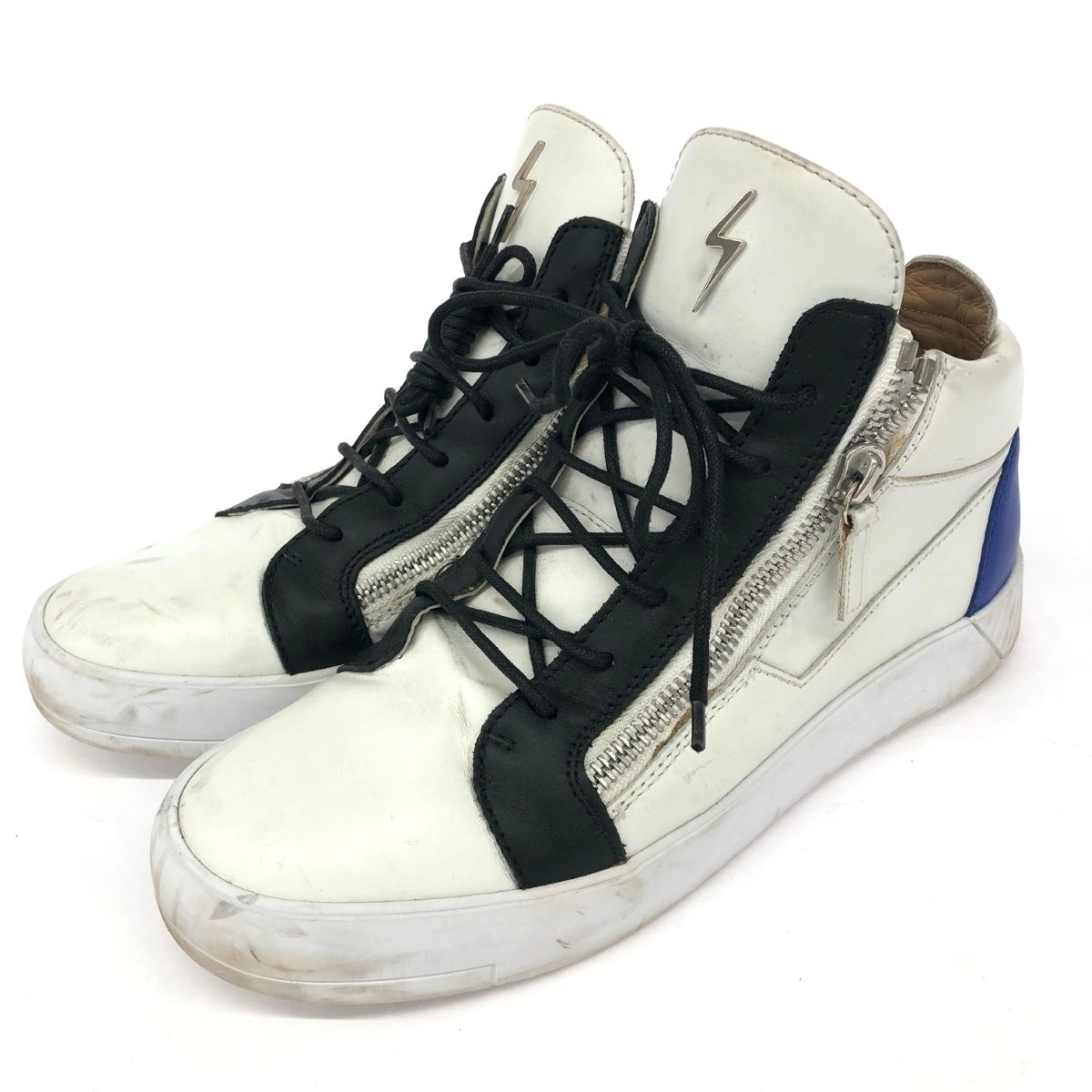 GIUSEPPE ZANOTTI ジュゼッペザノッティ スニーカー ブラック/ホワイト 