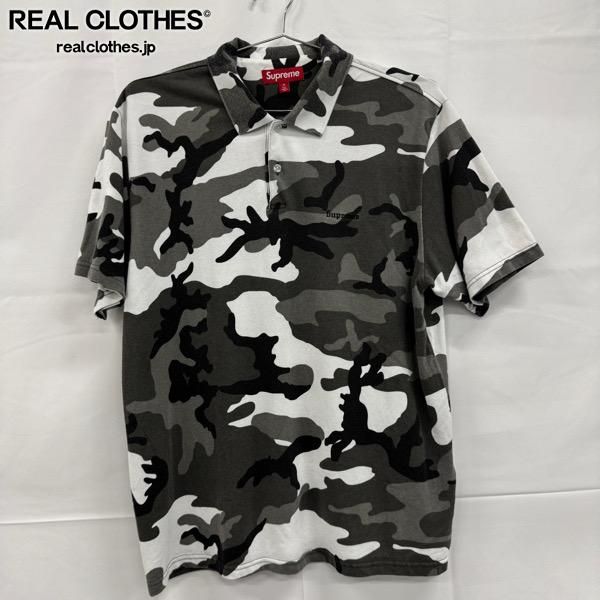 Supreme|シュプリーム 25SS Washed Camo Polo|ウォッシュッド カモ 半袖ポロシャツ|M