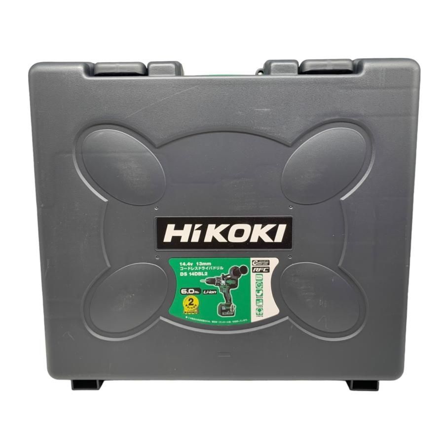 ♪ ハイコーキ コードレス ドライバドリル 14.4V DS14DBL2 2LYPK 店頭展示品 未使用 フルセット HiKOKI 送料無料 ドリルドライバー ML070