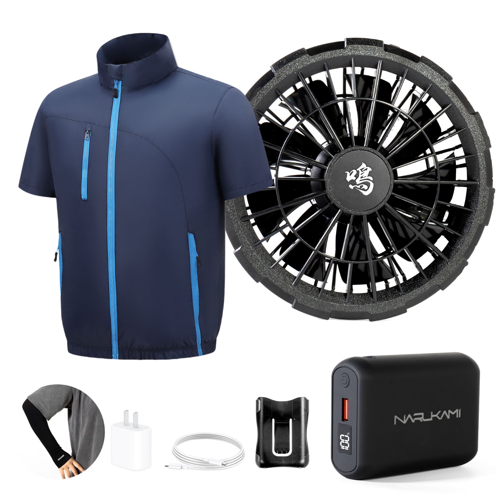 新登場！空調服 空調作業服 風神服 猛暑・熱中症対策 XL ブルー XP-