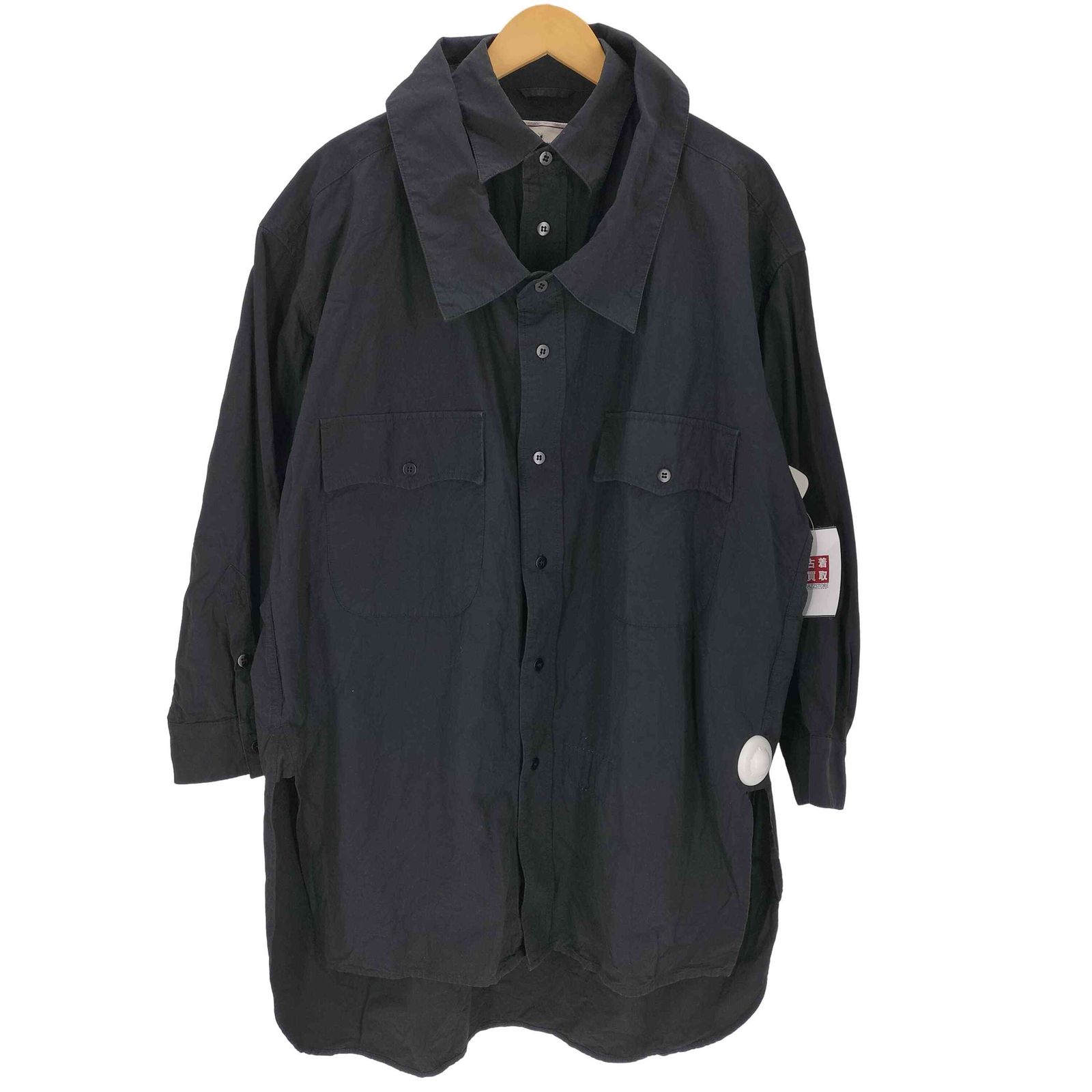 メゾンミハラヤスヒロ Maison MIHARA YASUHIRO レイヤードシャツ