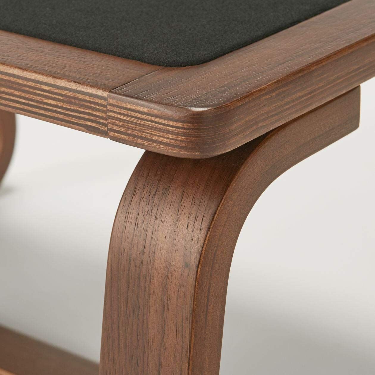 無印 リビングでもダイニングでもつかえるベンチ 2 ウォールナット材 幅56×奥行46×高さ40.5cm 82598551