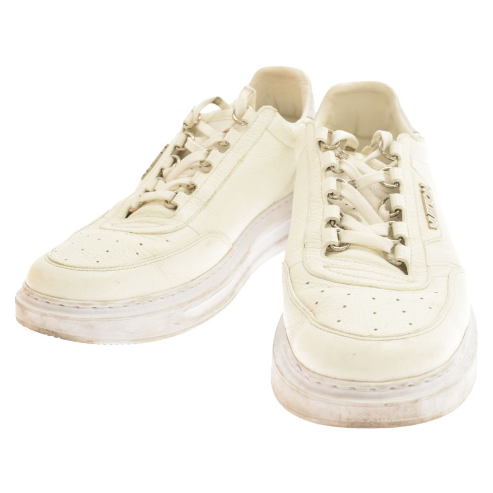 LOUIS VUITTON ルイヴィトン BEVERRLY HILS SNEAKER 1A8F03 ロゴレザーローカットスニーカー ホワイト US7