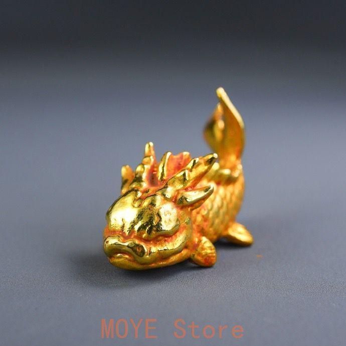 銅 細工 竜魚 筆架 筆棚 文鎮 茶道具 装飾品 工芸品 置物 - メルカリ
