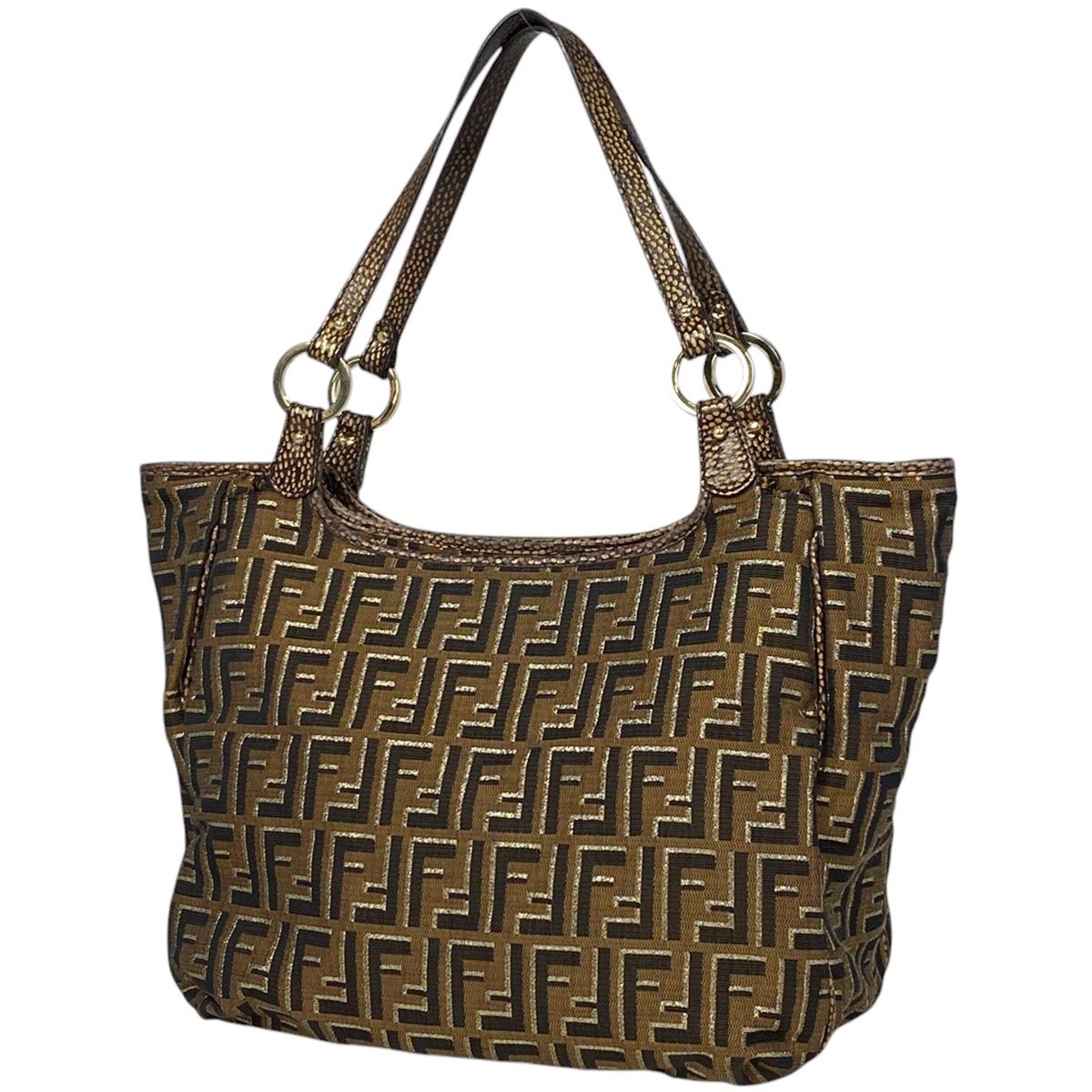 フェンディ FENDI ズッカ柄 トートバッグ ショルダーバッグ