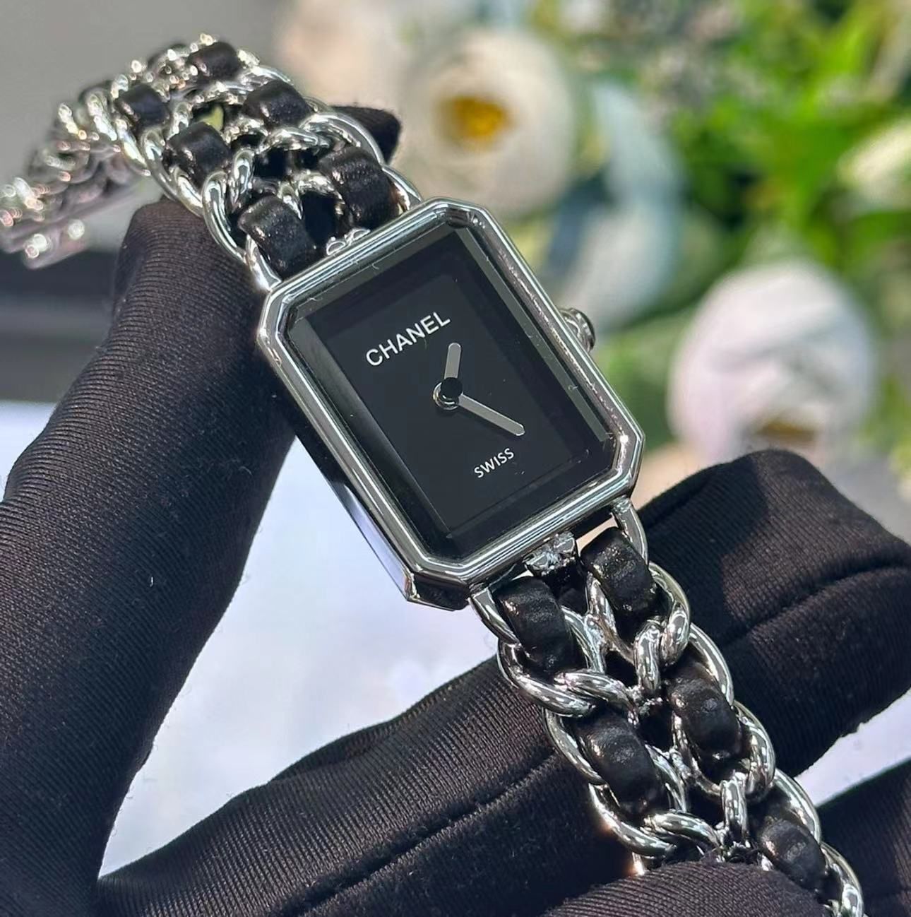 CHANEL シャネル プルミエール M シルバー レザー 腕時計 - メルカリ 