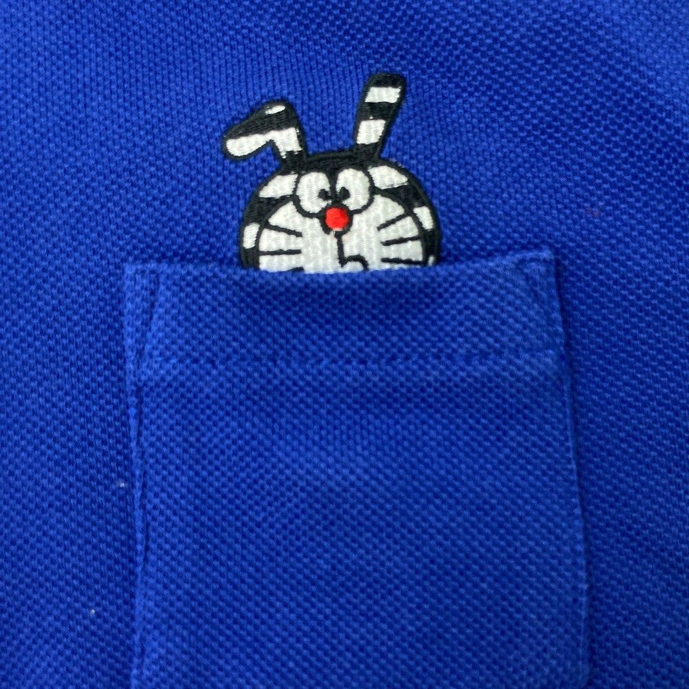 ジャックバニー ドラえもん刺繍ポロシャツ サイズ：2 JACK BUNNY ジャックバニー 5周年 半袖ポロシャツ