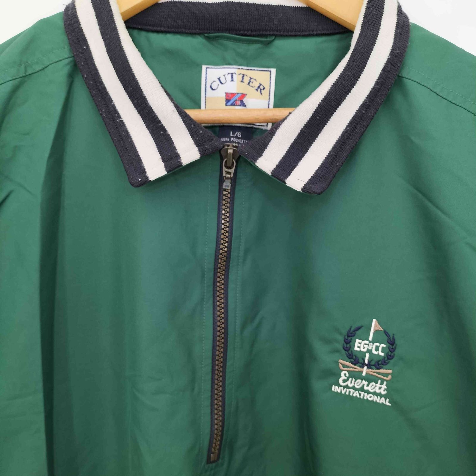 カッターアンドバック CUTTER＆BUCK 香港製 ハーフジップ プル