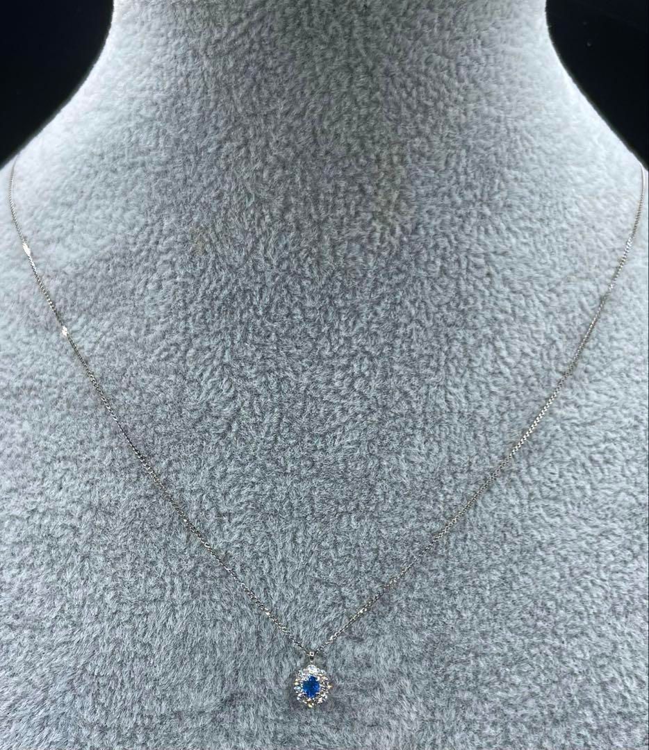 JJ151☆高級 アウイナイト0.05ct D pt950 ネックレス 鑑別付 - メルカリ