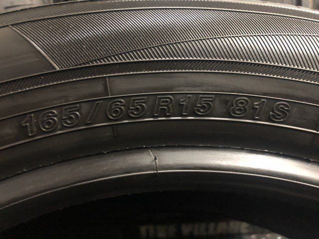 新車外し YOKOHAMA BluEarth-FE AE30 165/65R15 15インチ 夏タイヤ 4本 23年製 タフト ソリオ デリカD:2等　(VTL127) 新車外し YOKOHAMA BluEarth-FE AE30 165/65R15 15インチ 夏タイヤ 4本