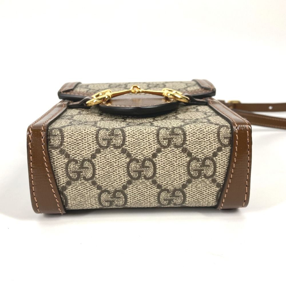 【極美品】 グッチ GGスプリーム ホースビット ショルダーバッグ 625615 GUCCI グッチ GGデニム ホースビット 1955 斜め掛け ショルダー