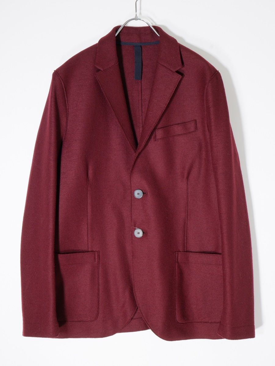 HARRIS WHARF LONDONハリスワーフロンドン Men 2B Blazer Pressed Wool 2Bプレスドウールブレザー ジャケット【46】【MJKA67905】