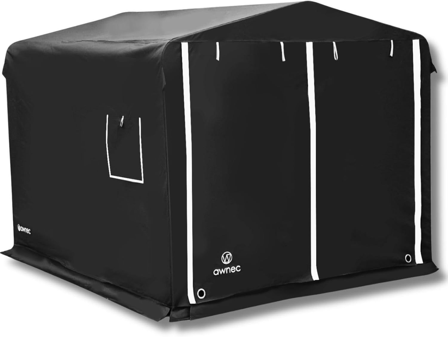 awnec バイクガレージ Lサイズ オールスチール 厚カバー バイク ガレージ サイクルハウス 横 210× 奥 255× 高 190cm サイクルポート