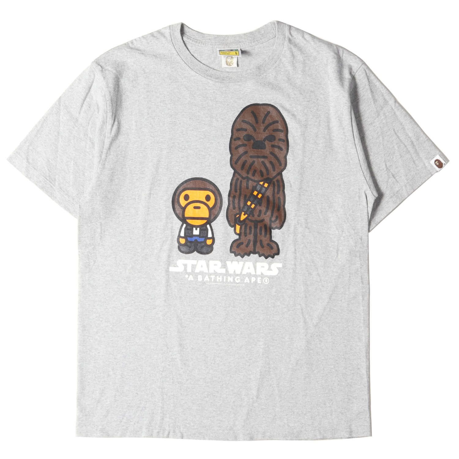 APE BAPE STAR WARS スターウォーズ tシャツ チューバッカ L - Tシャツ