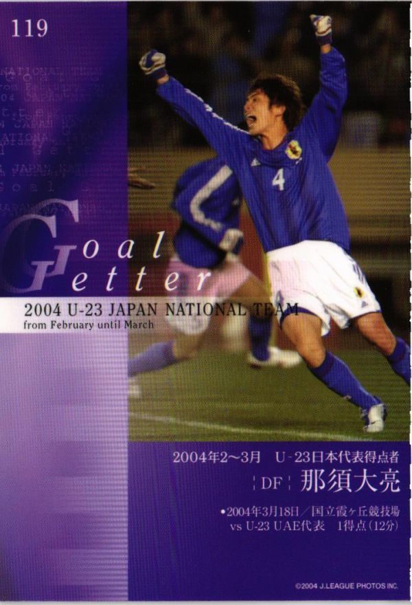 fy22 ss-156 那須大亮 直筆サイン サッカー 日本代表 Jリーグ
