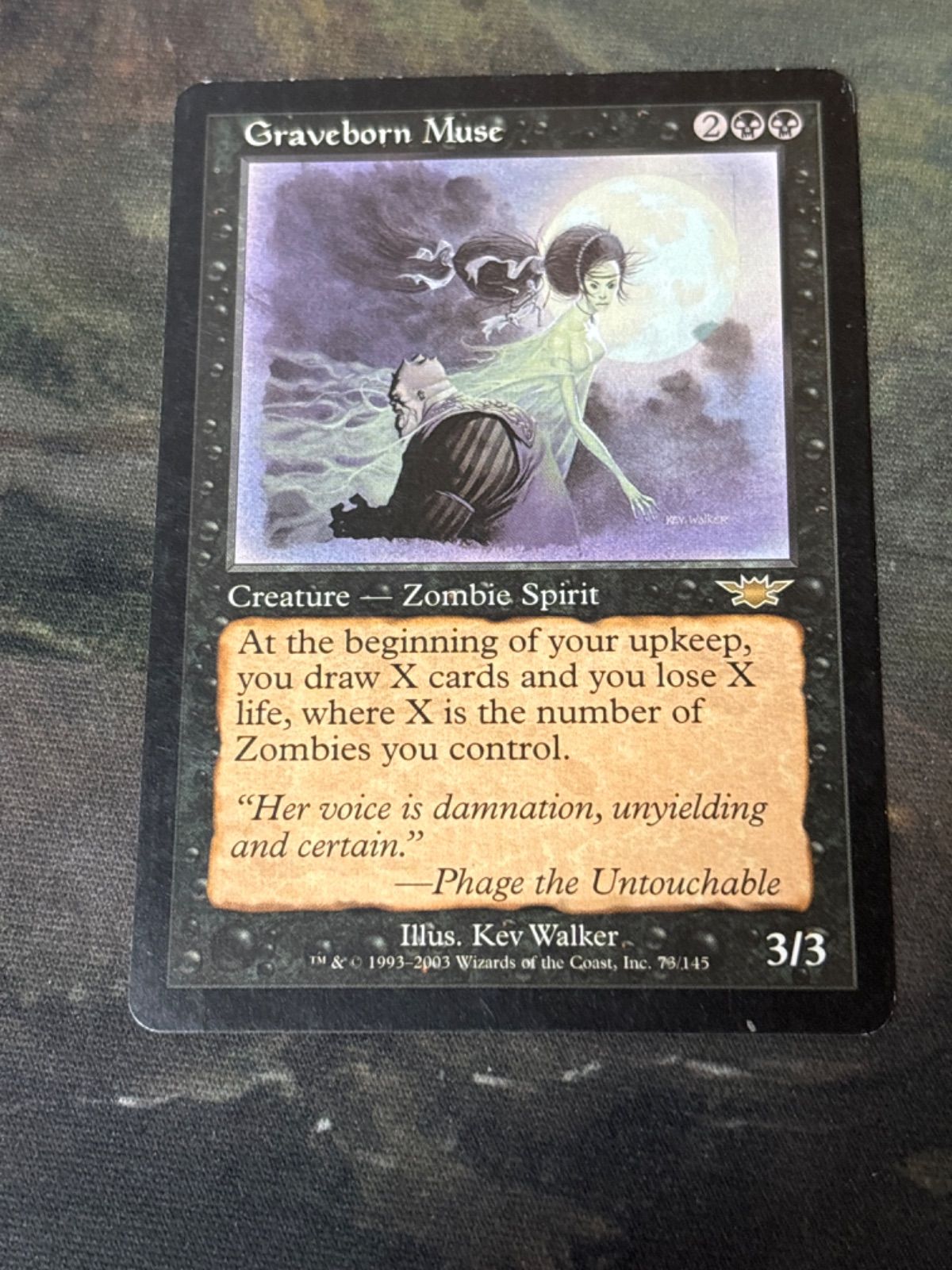 MTG 日本語 墓生まれの詩神 foil 初版 - メルカリ