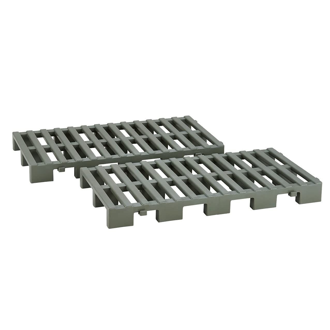新着商品 Belca すのこ クリーンパレット 連結タイプ 2台入り 幅38.3×奥行75.3×高さ7.1cm エコグリーン 耐荷重 60kg ジョイントパレット カビ防止 湿気防止 CPJ-2