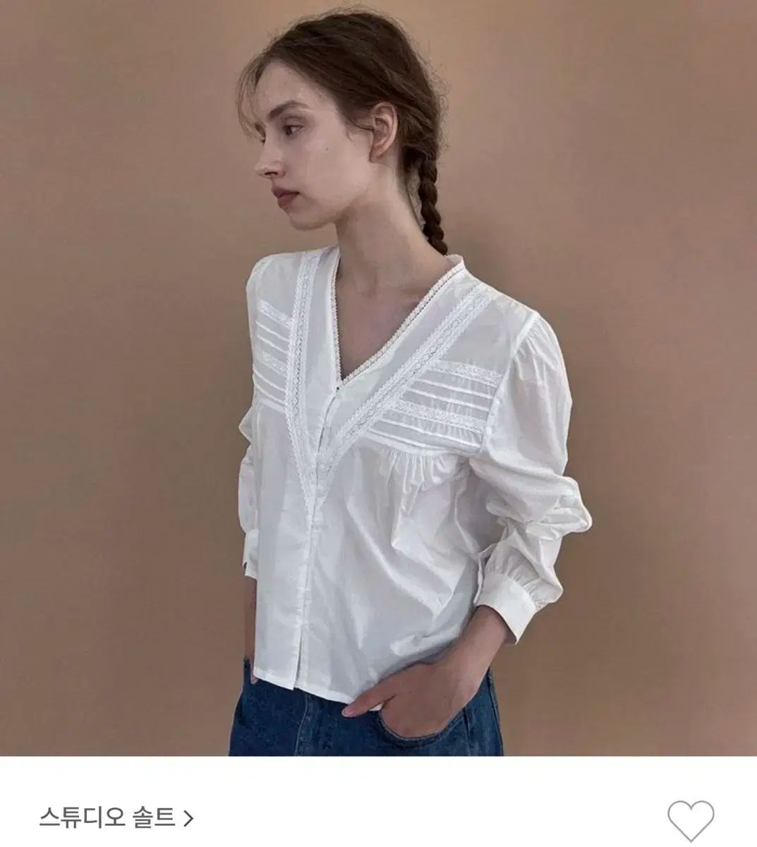 スタジオ 塩 monet lace blouse