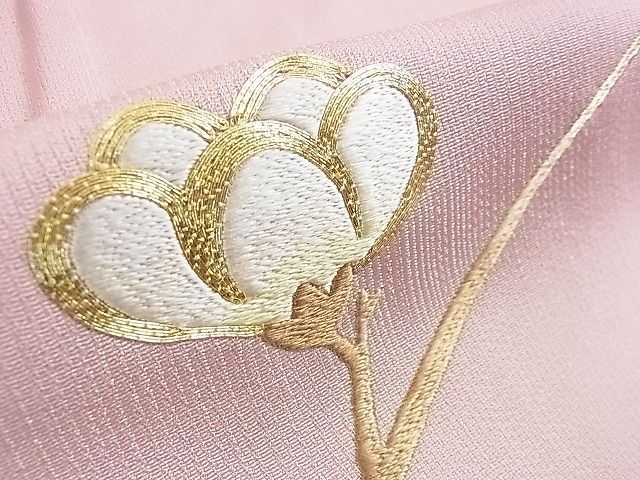 平和屋本店□極上 山口静樹 山口美術織物 訪問着 仮絵羽 駒刺繍 錦繍