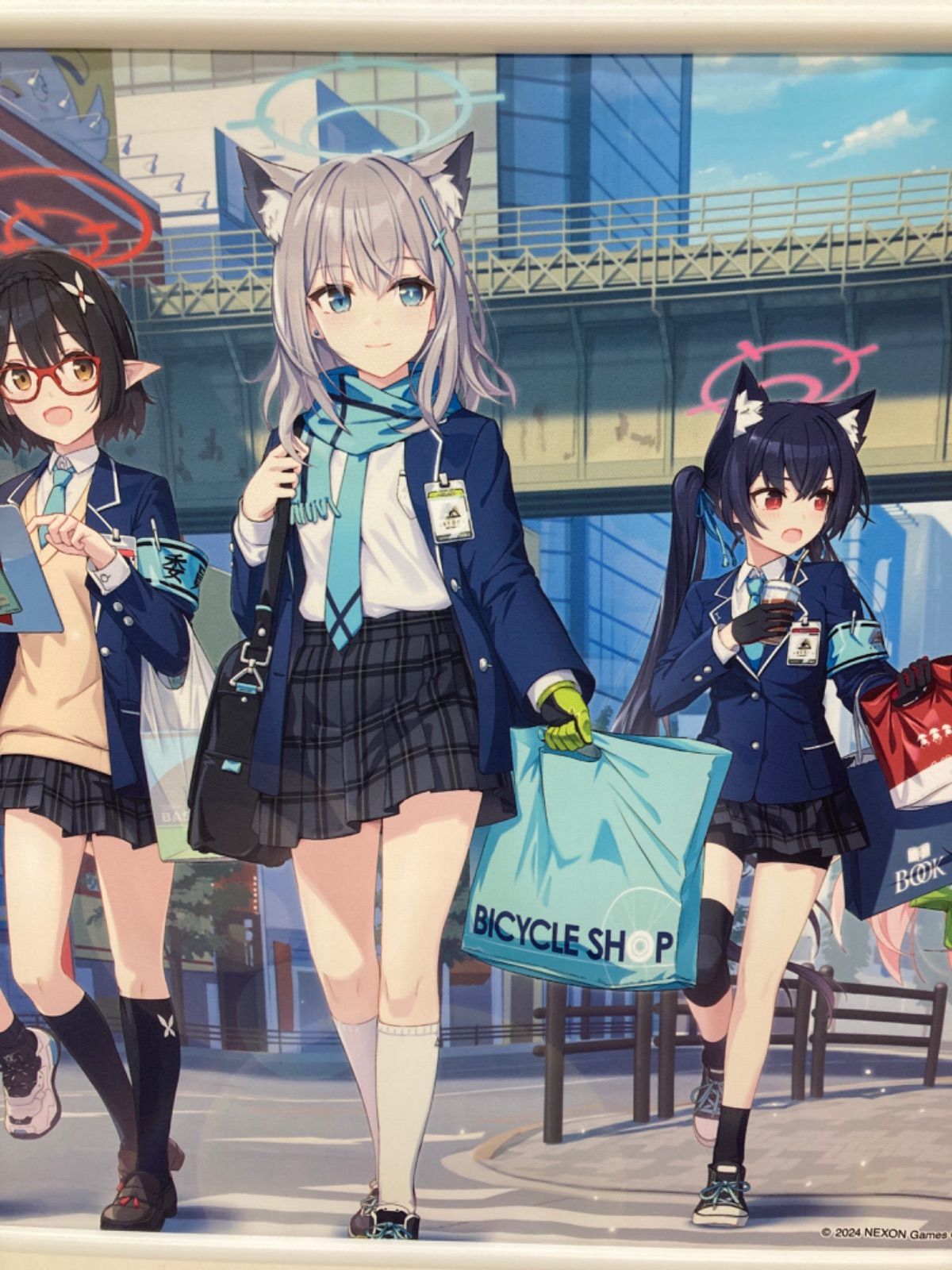 対策委員会 アビドス高等学校 B2タペストリー ブルーアーカイブ ブルアカ 広店】アビドス廃校対策委員会 B2 タペストリー ブルー