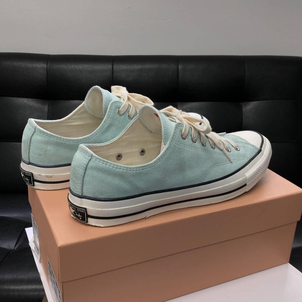 GQ388◇CONVERSE Addict : CHUCK TAYLOR SUEDE OX 1CL692◇29◇MINT 