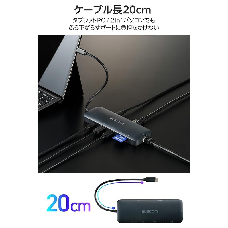 ドッキングステーション 8in1