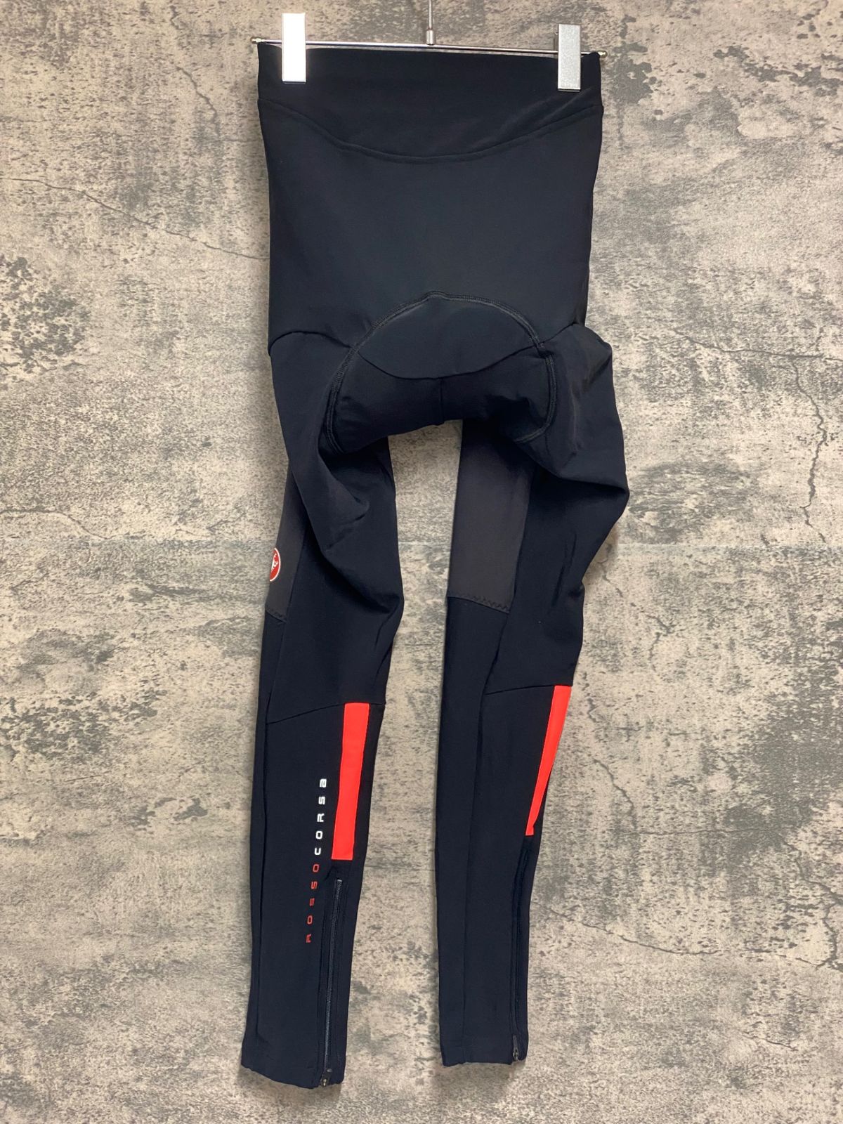 Castelli rosso corsa サイクルビブ 裏起毛 Sサイズ JJ547 カステリ