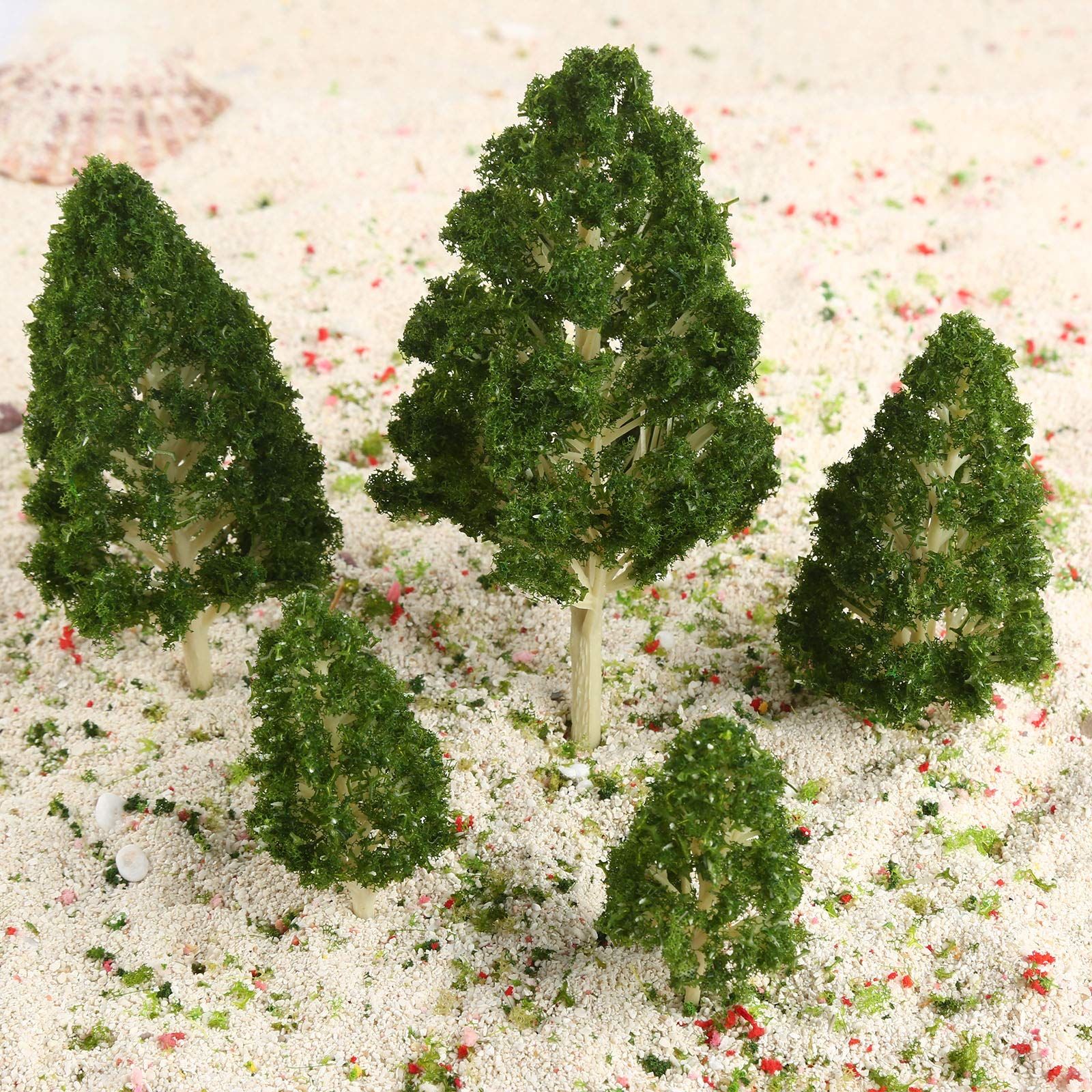 (未使用･未開封品)　70個入りセット モデルツリー 樹木 木 鉢植え用 鉄道模型 風景 モデル トレス 情景コレクション ジオラマ 建築模型 電車模型 3-9cm wyeba8q Amazon | 70本入り ジオラマ 木 モデルツリー 樹木 模型 鉄道