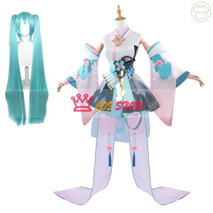 陰陽師 初音ミク コスプレ衣装 cosplay仮装 ウィッグ追加 イベント ステージ服 舞台 ハロウィン クリスマス