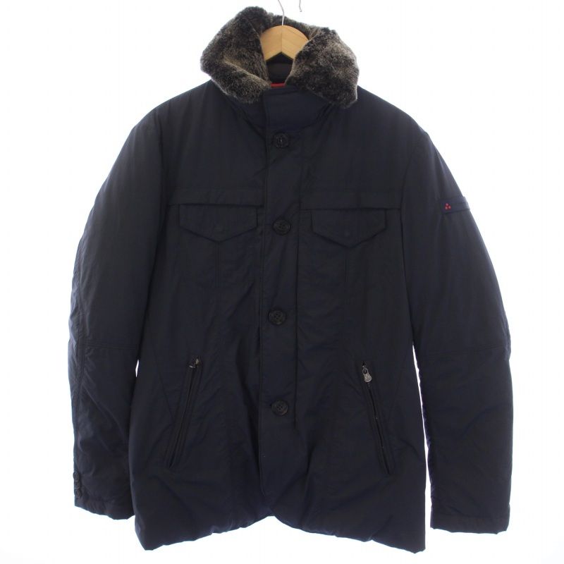 ピューテリー PEUTEREY ダウンジャケット ジップアップ ファー付き