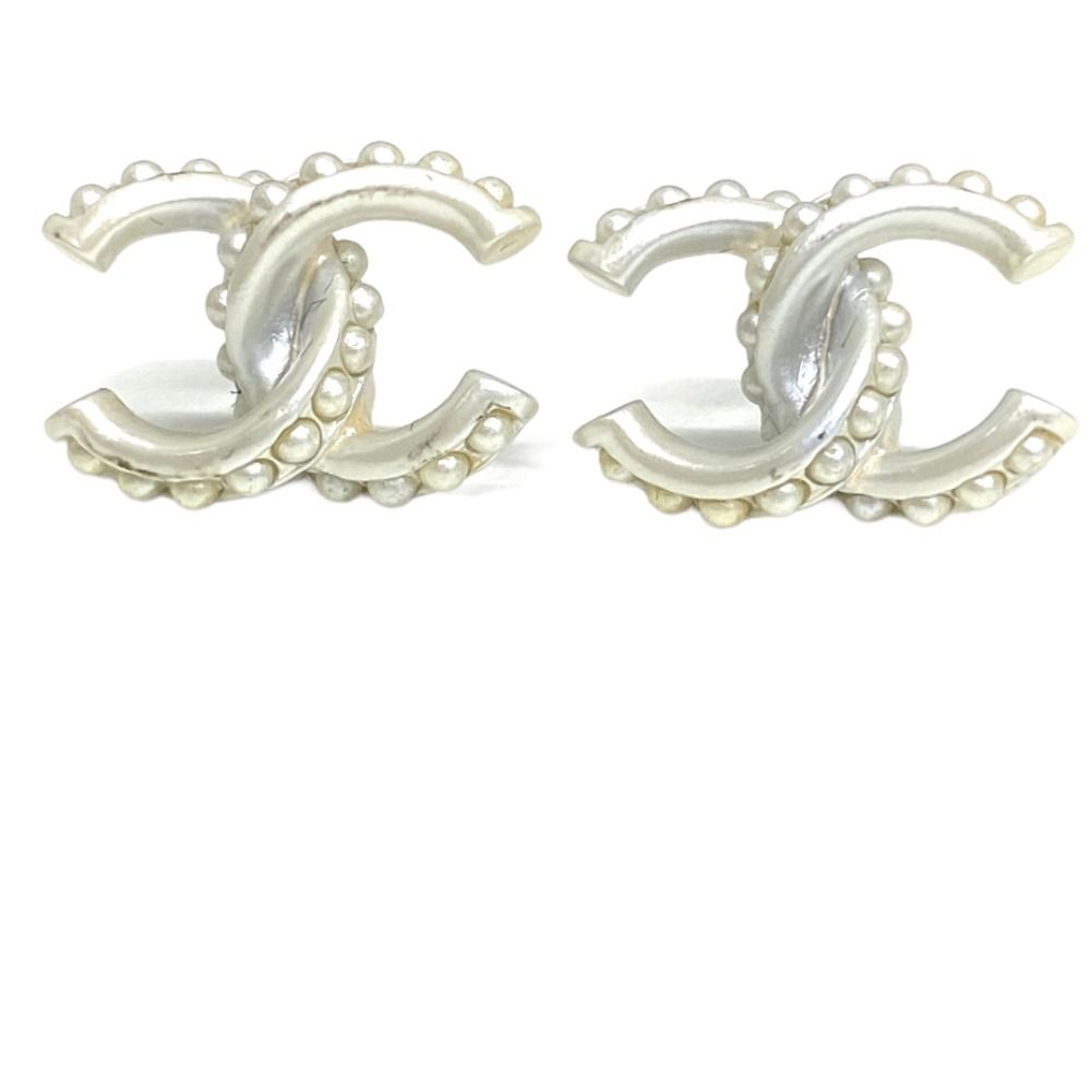CHANEL シャネル ピアス ココマーク パール A17S B（目立った傷