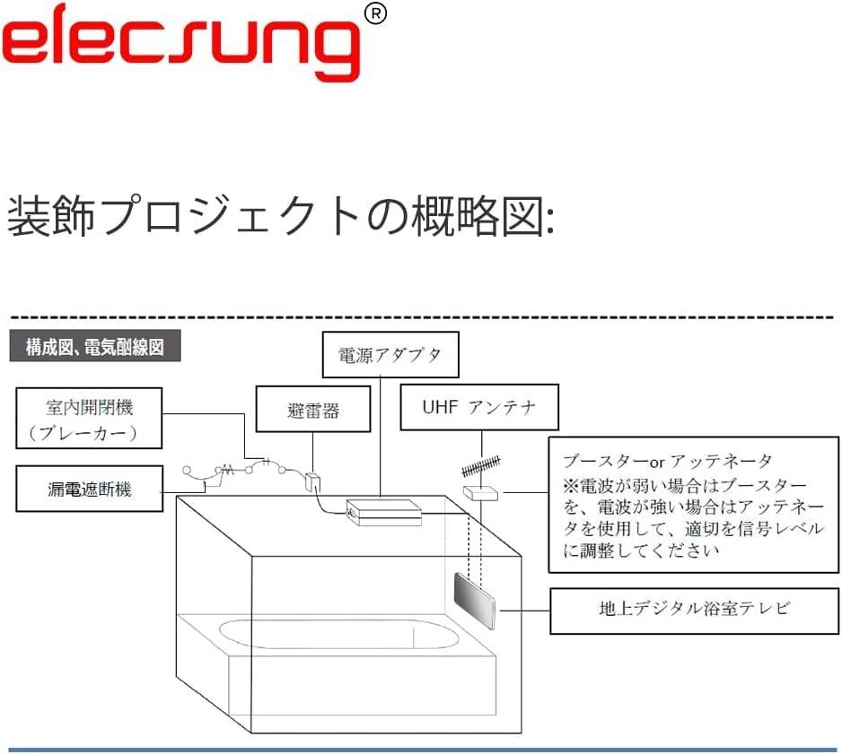 特価商品】日本語インターフェース(18.5V) 家庭用アンドロイド11.0 ホテル バスルーム お風呂 HD 防塵 IP66防水 18.5V お風呂テレビ  防水テレビ Elecsung - メルカリ