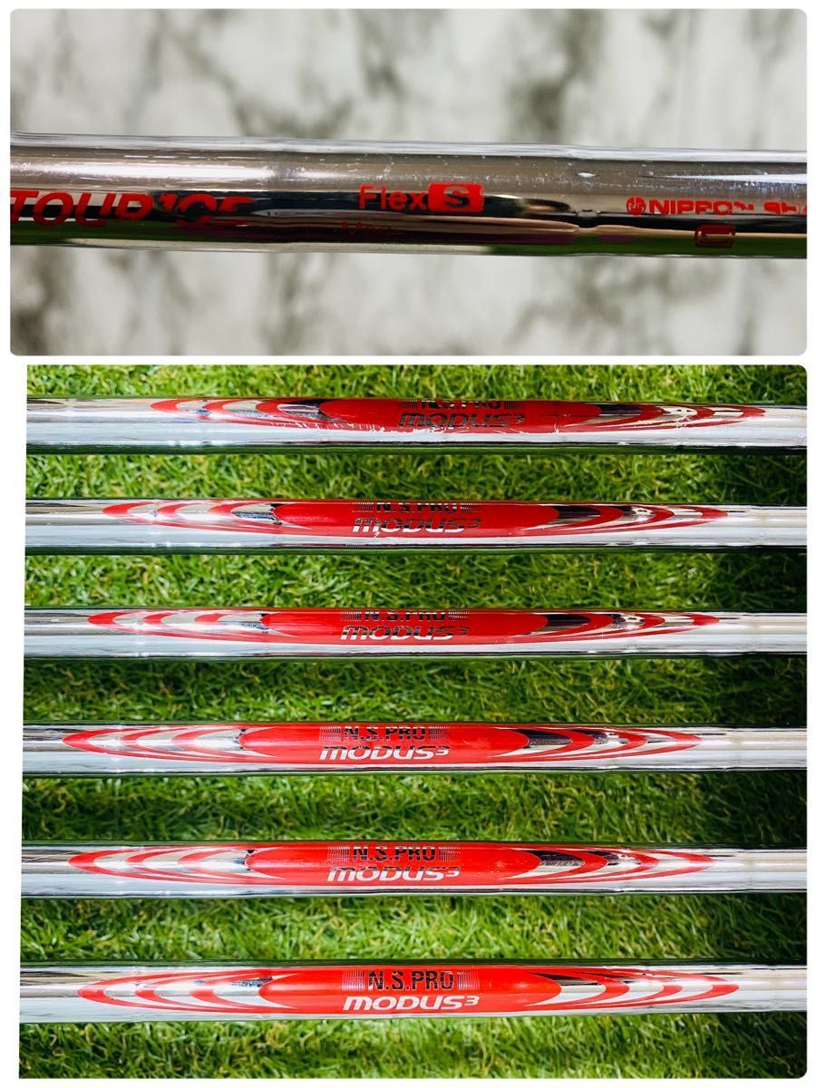 良品】初心者推奨 ピン G425 黒ドット メンズアイアンセット 6本 S