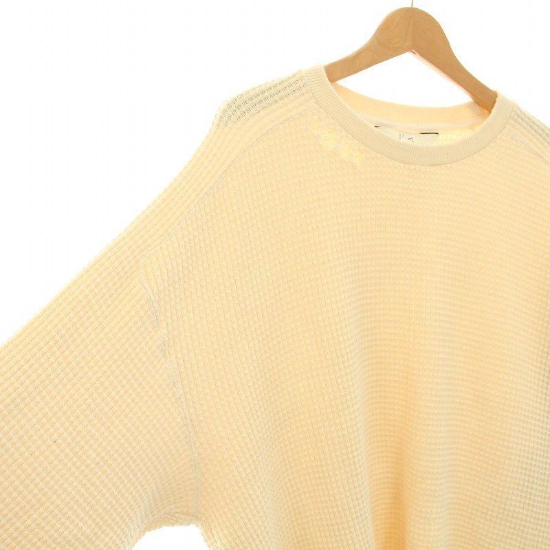 アンセルム ANCELLM 23AW ダメージヘビーワッフルオーバーサイズド 