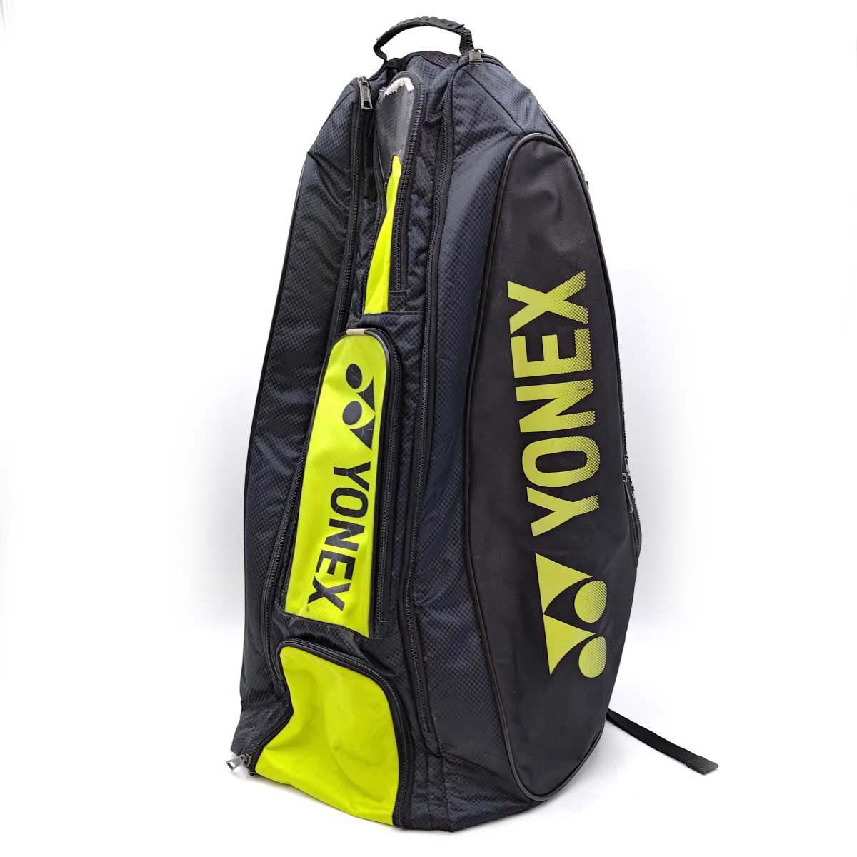 YONEX バドミントンバッグ 黒/黄色 YONEX バドミントンバッグ 黒/黄色 - メルカリ