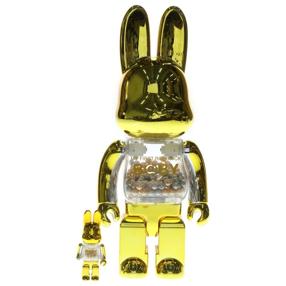 MEDICOM TOY メディコムトイ MY FIRST NY BRICK B BY - 400% GOLD Ver マイファースト ベアブリック フィギュア ゴールド