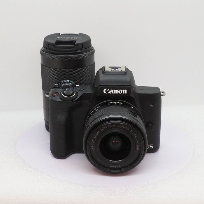 中古】(キヤノン) Canon EOS KISS M2 ダブルズームキツト ブラツク