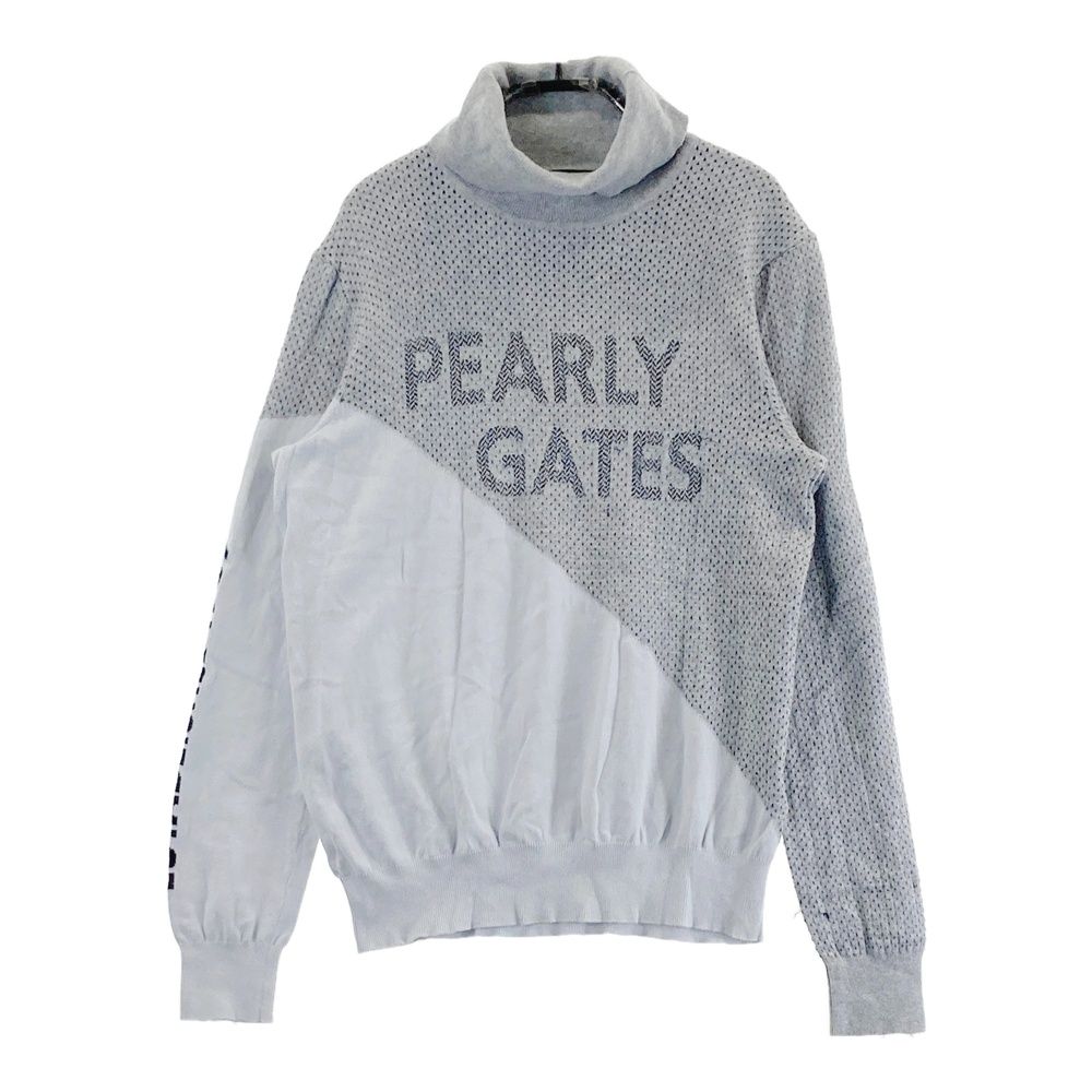 PEARLY GATES ニット　０ PEARLY GATES パーリーゲイツ 2024年モデル タートルネック ニット レディースウェア