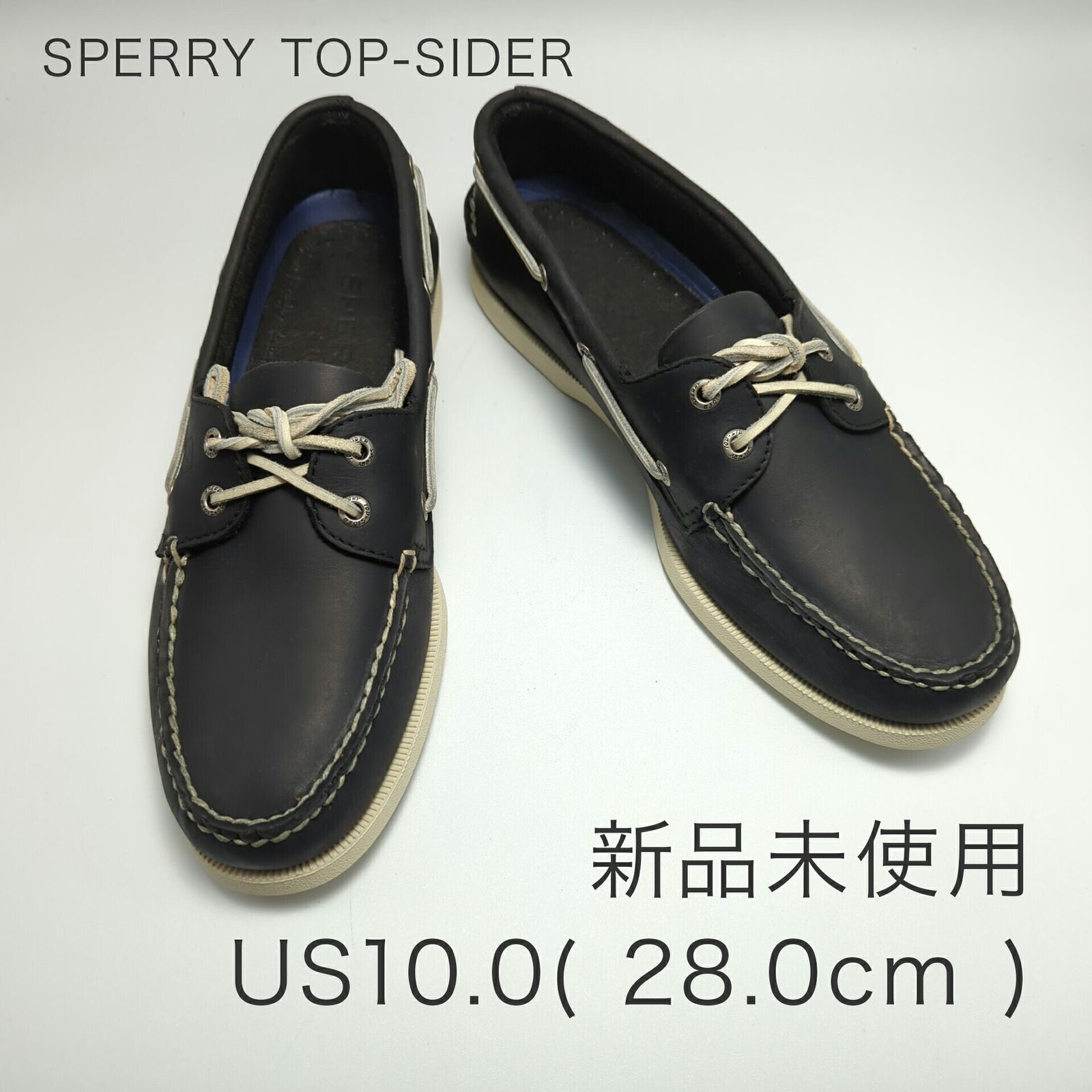 良品】SPERRY TOP-SIDER レザー モカシン シューズ 9.5 良品 SPERRY