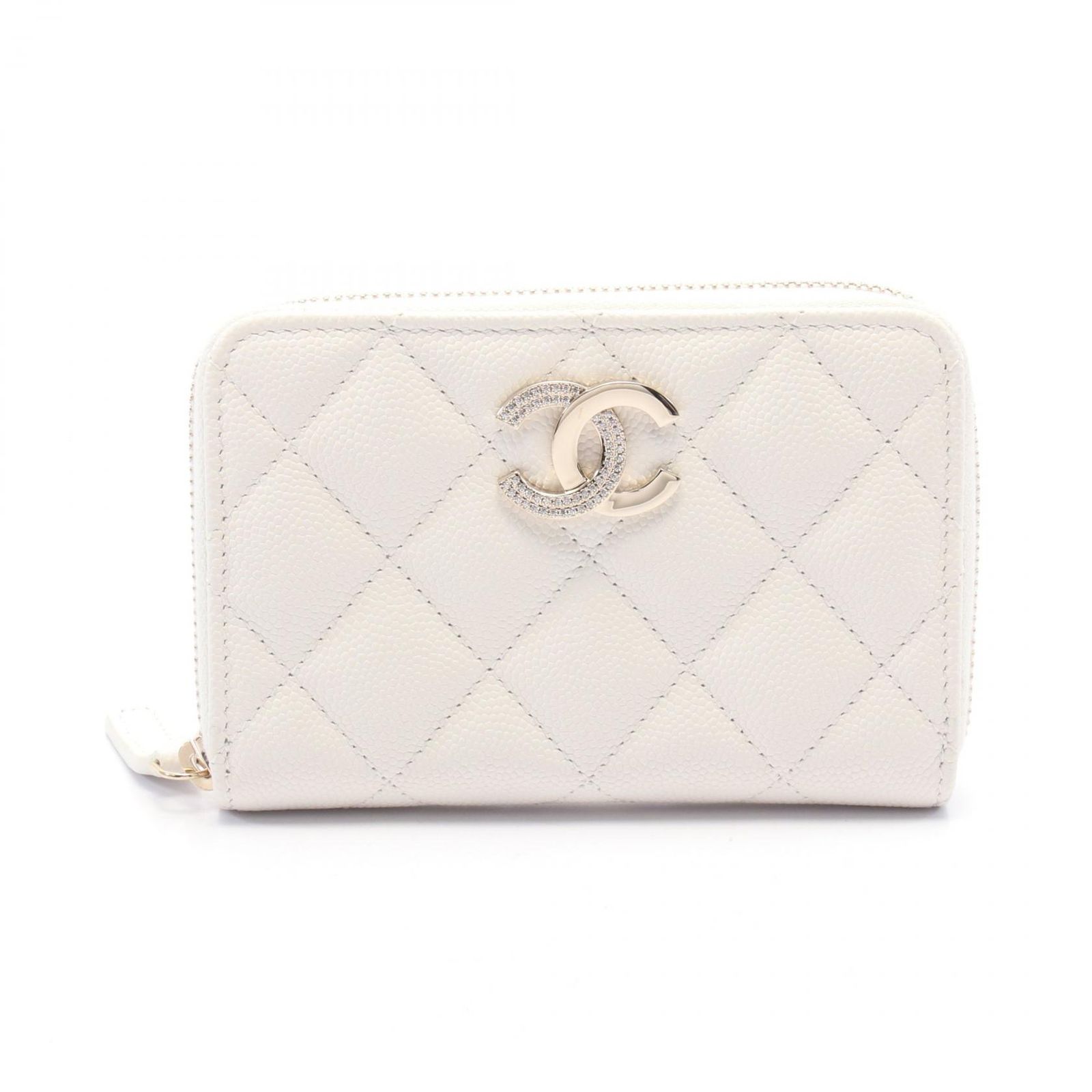 CHANEL シャネル マトラッセ ココマーク ラウンド財布