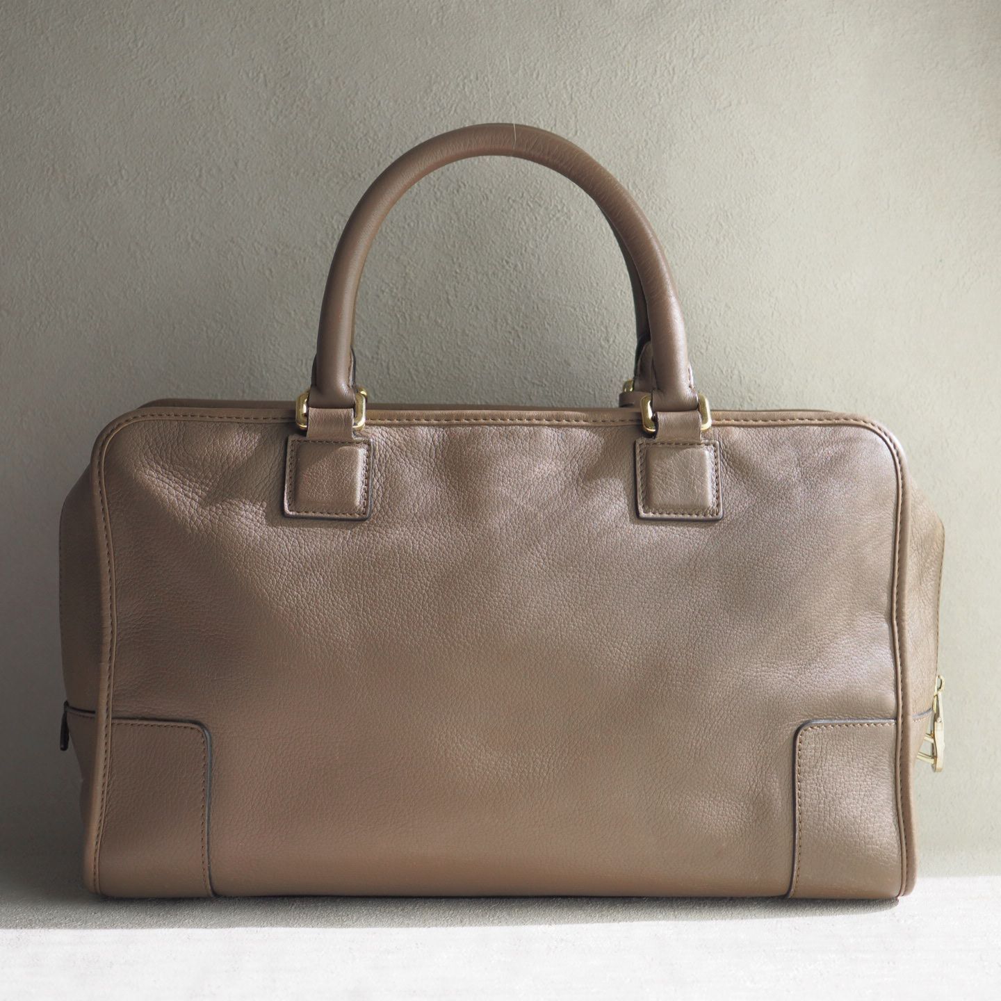 ロエベ LOEWE アマソナ36 ハンドバッグ ボストンバッグ ミンク 