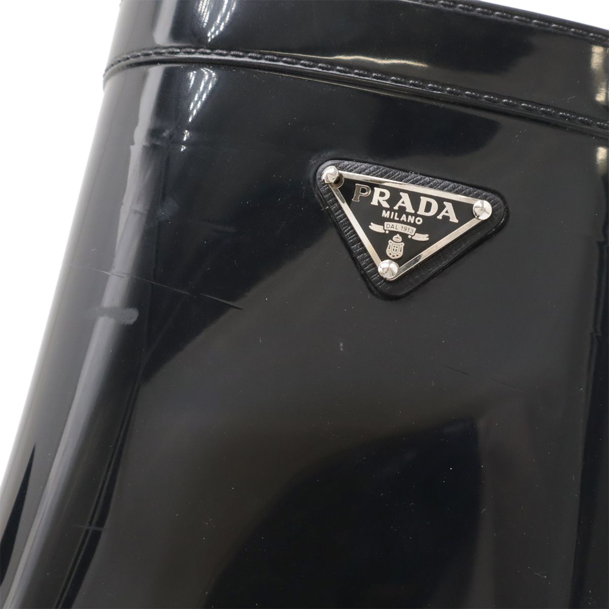 トライアングルロゴ レインブーツ